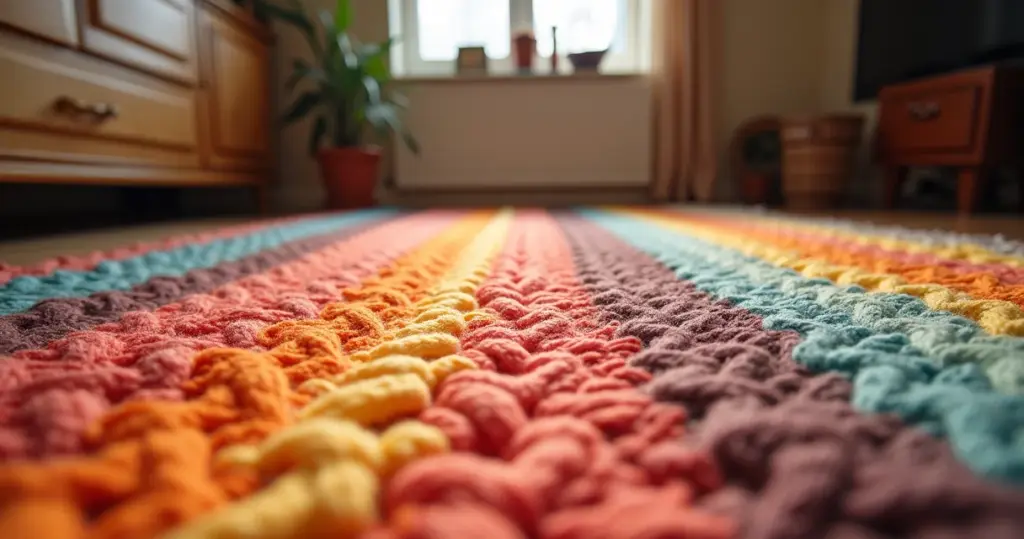 Tapetes de Crochê de Barbante para Cozinha: 5 Cores que Transformam! Tapetes de Crochê de Barbante para Cozinha: 5 Cores que Transformam!