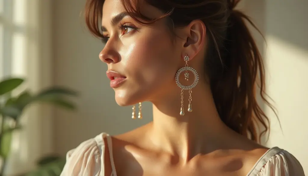 Brincos de Argola com Pingentes: O Toque Chic Que Dominará 2026