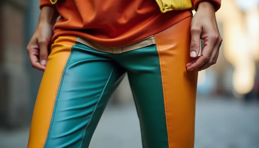 2026: Tendência de Calça de Couro Colorida Desbanca Jeans Tradicional