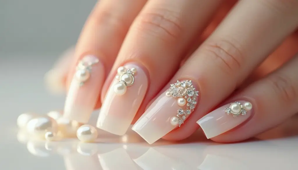 Unhas com Pérolas 3D: Descubra o Glamour Que Domina 2026