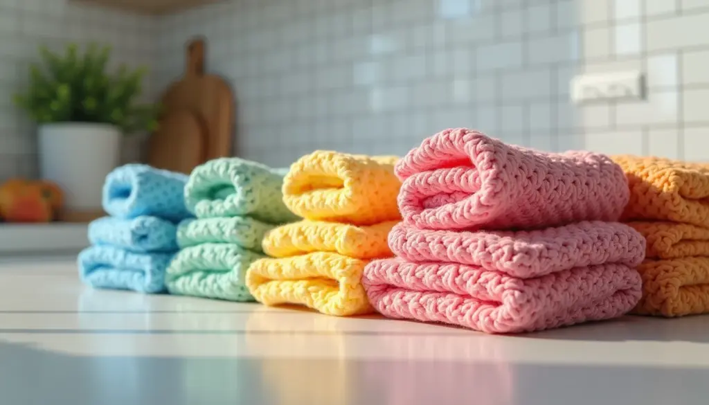 Faça Vestidos de Crochê Para Pano de Prato com Gráfico Fácil