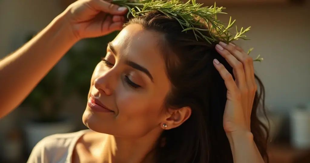 Alecrim no cabelo benefícios: como essa erva da cozinha transforma fios por dentro
