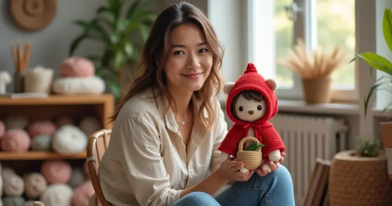 Amigurumi Chapeuzinho Vermelho: Domine 8 Técnicas em 1 Projeto