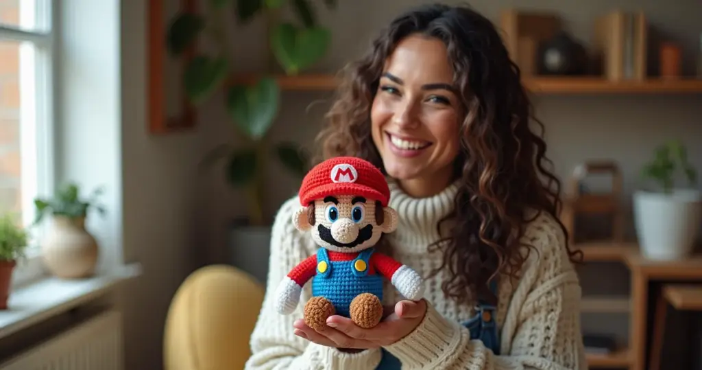 Crie Seu Amigurumi Super Mario Bros com Acabamento de Colecionador