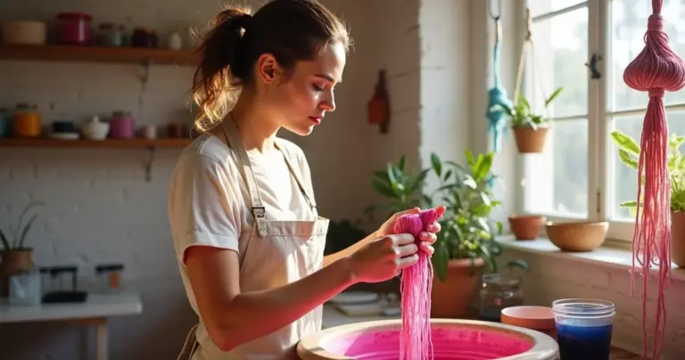 Artesanato com macramê colorido: como tingir fios únicos que só você tem