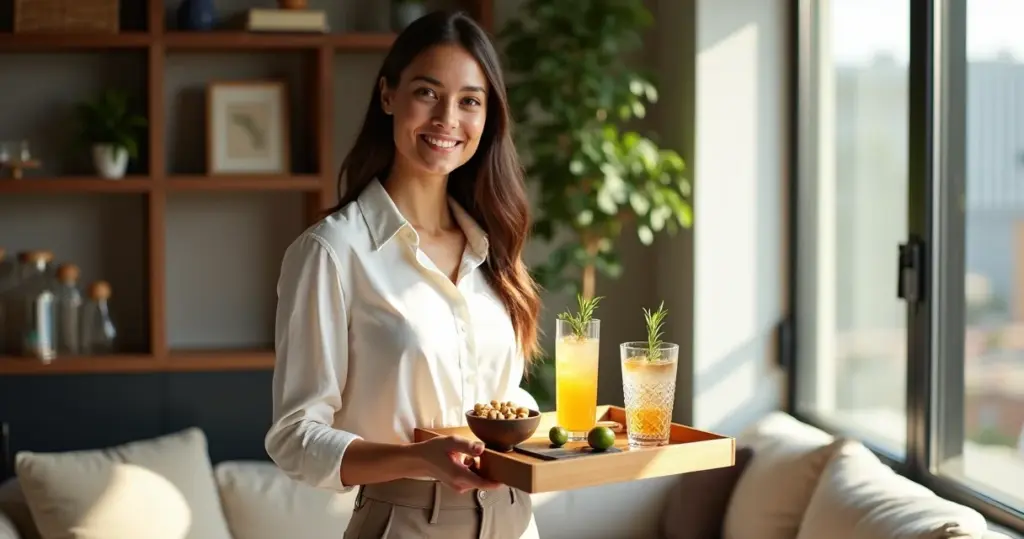 17 Ideias de Bandeja para Bebidas Decoração que Viram Mini Bar