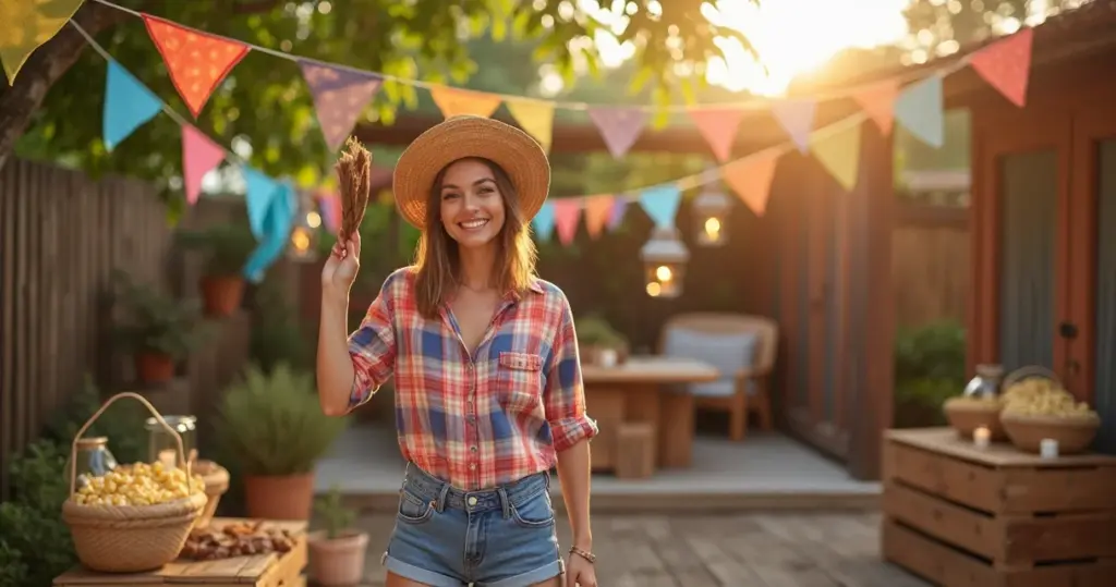 37 Ideias de Barato Decoração Festa Junina no Quintal (Menos de R$200!)