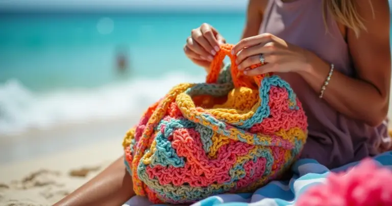 Bolsa de Crochê para Praia: Passo a Passo com Segredos Técnicos