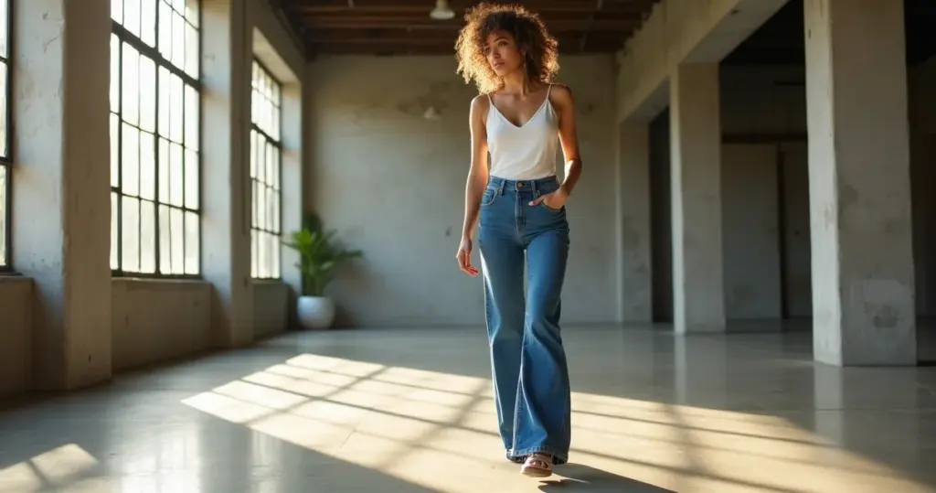 18 Ideias de Calça Jeans Pantalona Como Usar Para Alongar Seu Corpo 18 Ideias de Calça Jeans Pantalona Como Usar Para Alongar Seu Corpo