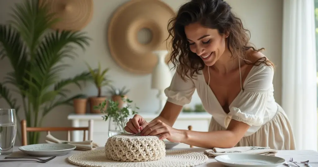 27 Ideias de Centro de Mesa Crochê Que Vão Transformar Sua Casa