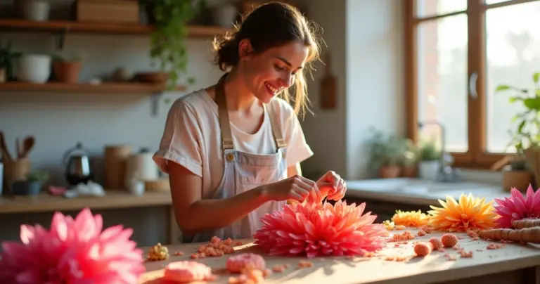 Como fazer decoração com papel crepom e economizar 70% na sua festa