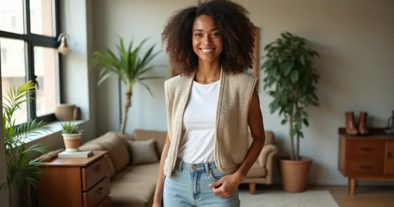 Como usar colete de tricô feminino para looks que parecem novos sem gastar Como usar colete de tricô feminino para looks que parecem novos sem gastar