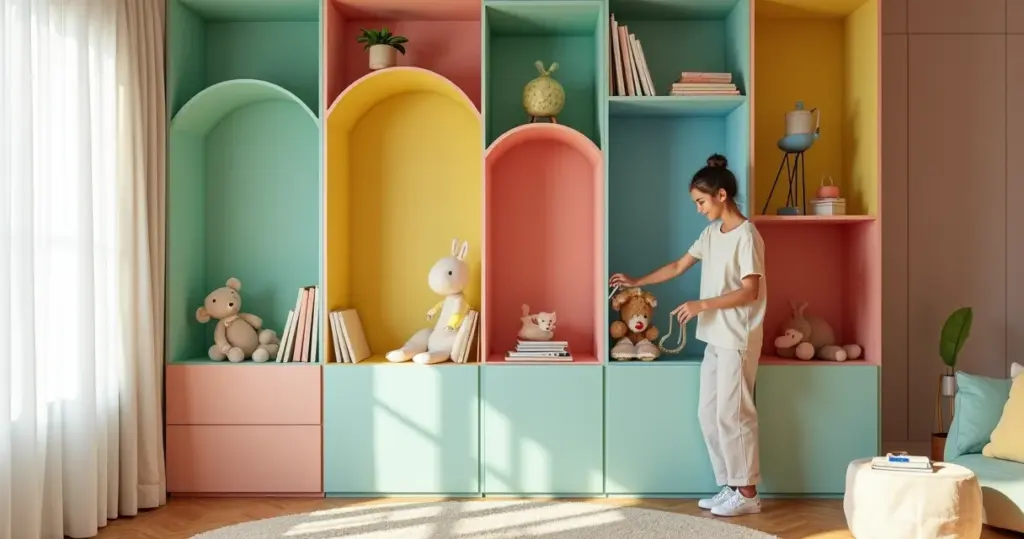 12 Ideias de Como Usar Nichos Coloridos na Decoração Infantil