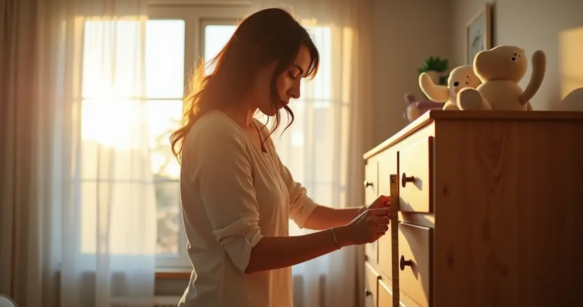 Cômoda de bebê: a medida exata que evita tombamentos e dores nas costas