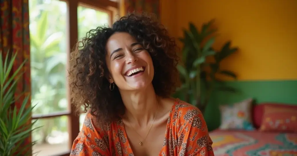 27 Cortes de Cabelo Crespo Médio Feminino que Transformam Volume em Leveza