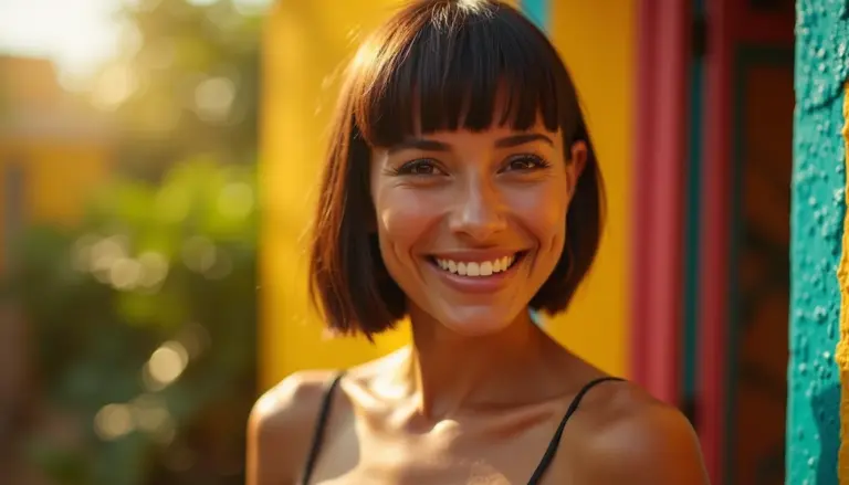 7 Cortes de Cabelo Curto Liso para Rosto Redondo que Alongam