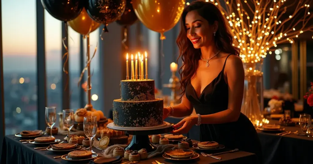 18 Ideias de Decoração Aniversário Preto e Dourado Para Festa Luxuosa 18 Ideias de Decoração Aniversário Preto e Dourado Para Festa Luxuosa