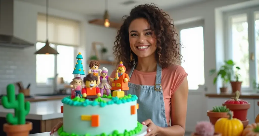 17 Ideias de Decoração Bolo Roblox Que Funcionam Para Meninos e Meninas