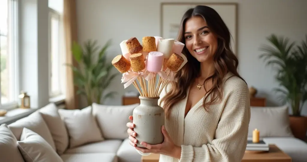 24 Ideias de Decoração com Marshmallow no Palito que Arrancam Suspiros 24 Ideias de Decoração com Marshmallow no Palito que Arrancam Suspiros