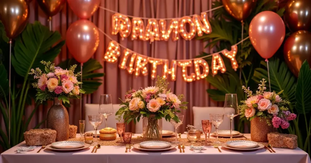 Decoração de Aniversário Rose Gold: Ideias Criativas que Transformam