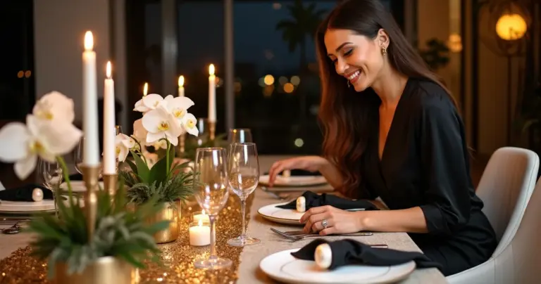 18 Ideias de Decoração de Ano Novo 2025 Mesa Que Vão Transformar Sua Ceia