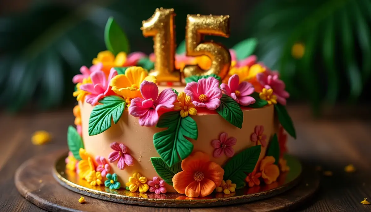 47 ideias de decoração de bolo 15 anos que vão brilhar em 2026