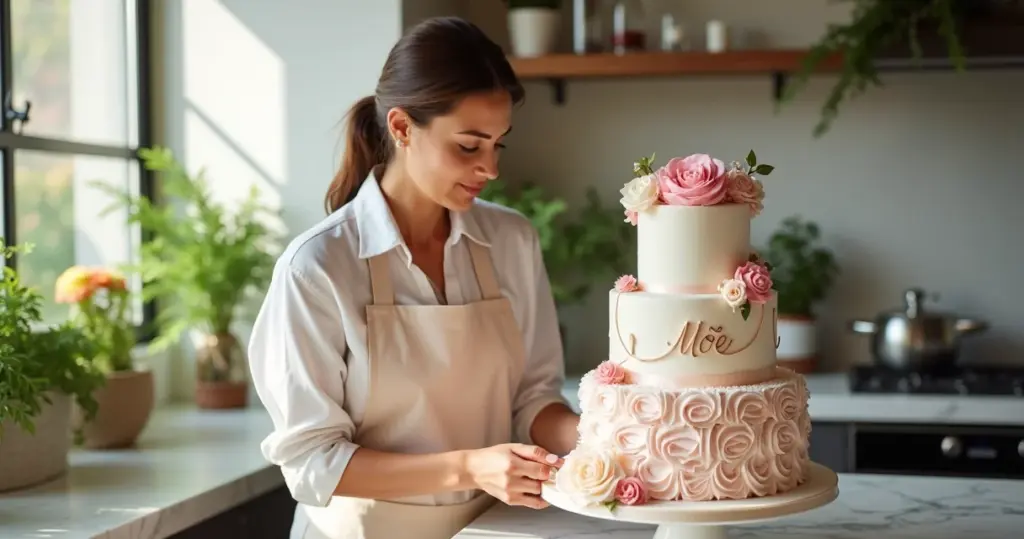 15 Ideias de Decoração de Bolo Dias das Mães que Vão Emocionar Ela