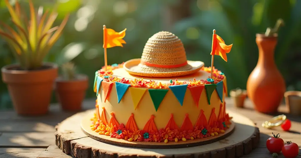 17 Ideias de Decoração de Bolo Junino que Roubam a Cena
