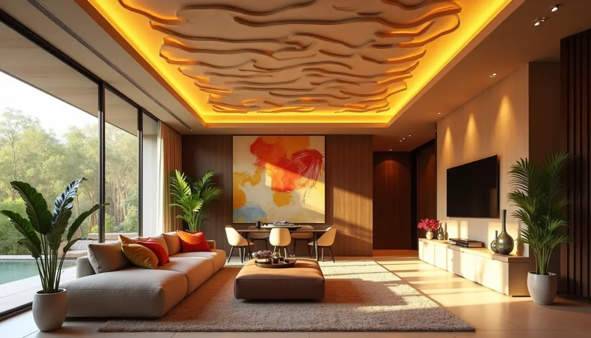 65 Ideias de Decoração de Gesso no Teto para Transformar Sua Casa