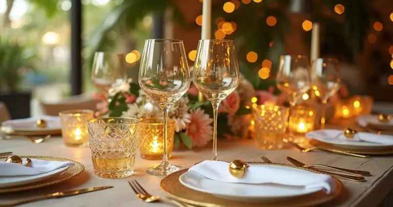 32 Ideias de decoração de mesa de reveillon que impressionam em 2025 32 Ideias de decoração de mesa de reveillon que impressionam em 2025