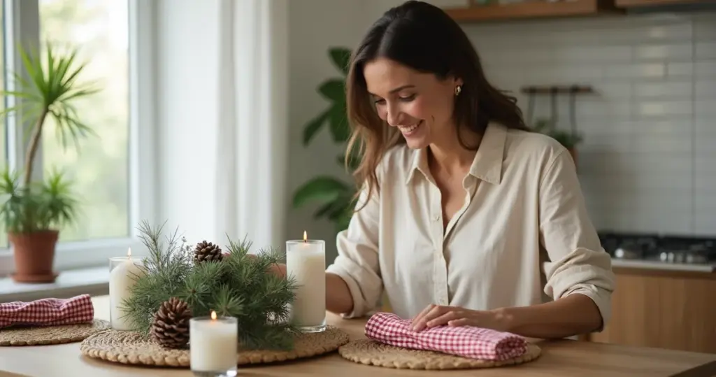 32 Ideias de Decoração de Mesa Natal Simples (Gasta Menos de R$30) 32 Ideias de Decoração de Mesa Natal Simples (Gasta Menos de R$30)