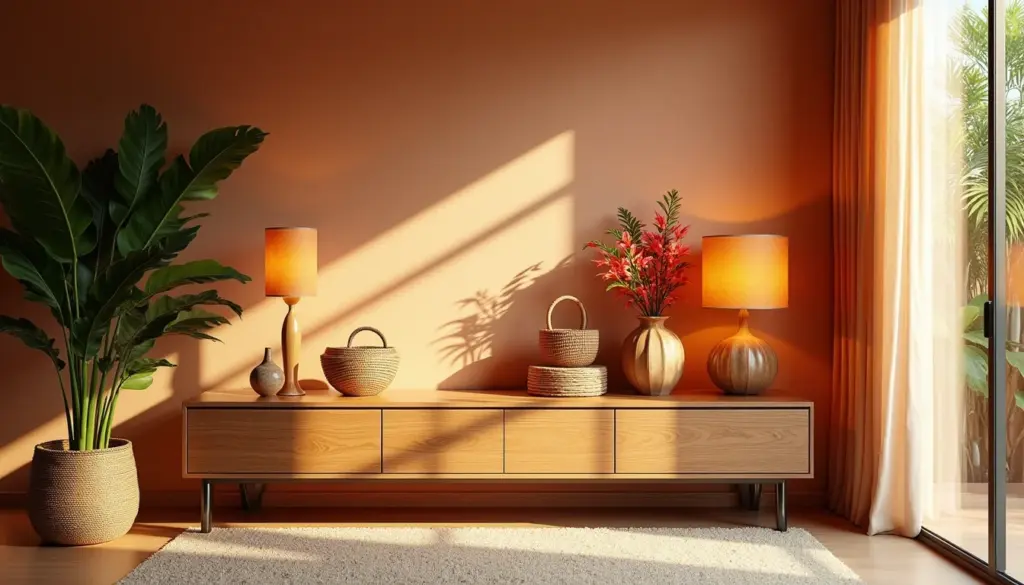 47 ideias de decoração de sala com aparador para 2026