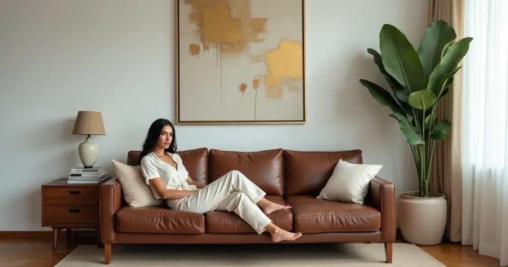 18 Ideias de Decoração de Sala com Sofá Marrom Escuro que Funcionam