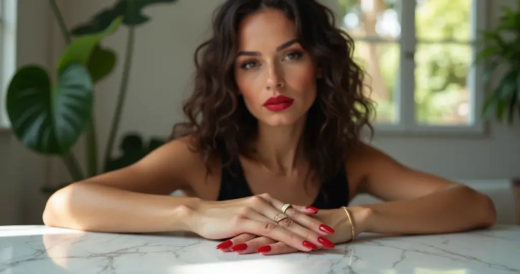 17 Ideias de Decoração de Unha Almond Vermelha que Alongam Seus Dedos 17 Ideias de Decoração de Unha Almond Vermelha que Alongam Seus Dedos