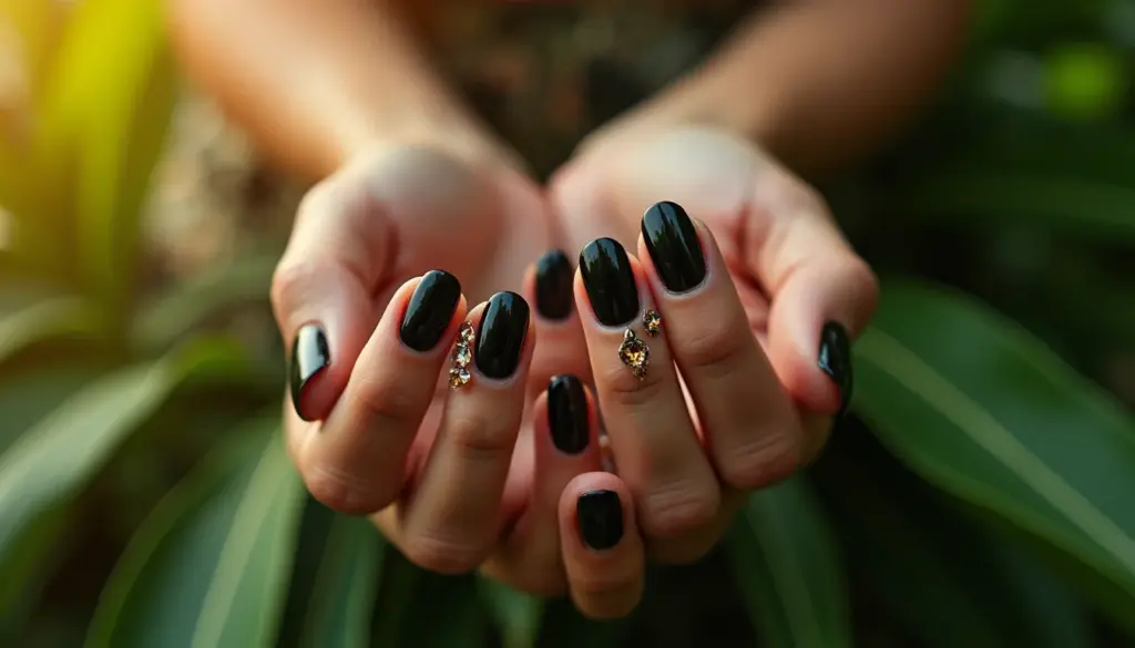 47 Ideias de Decoração de Unha com Esmalte Preto para 2026