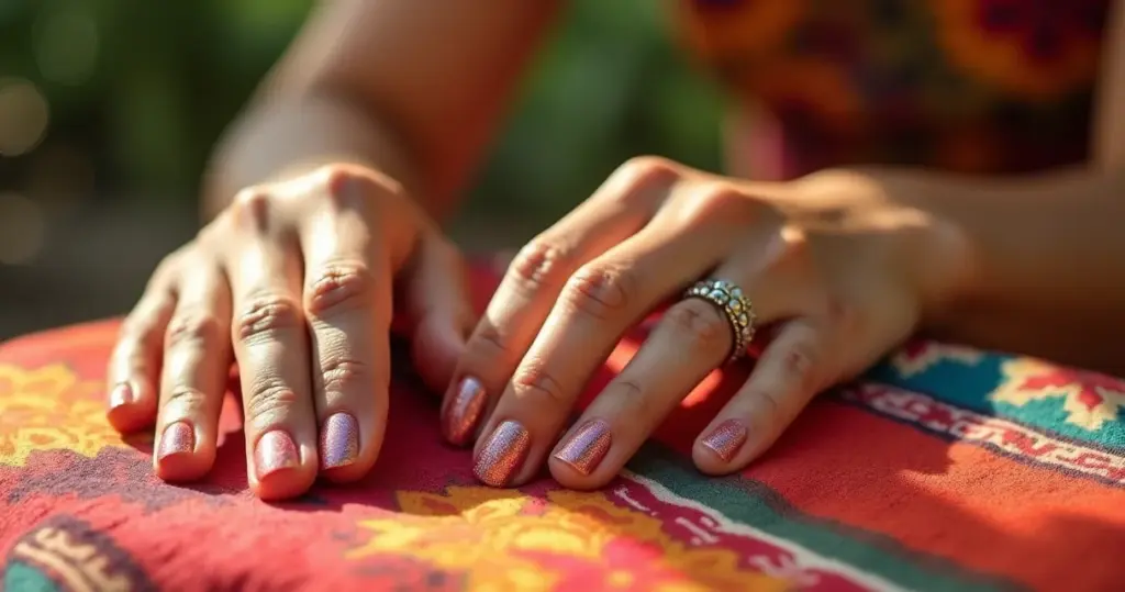 7 Ideias de Decoração de Unha com Glitter que Vão do Dia a Dia à Festa