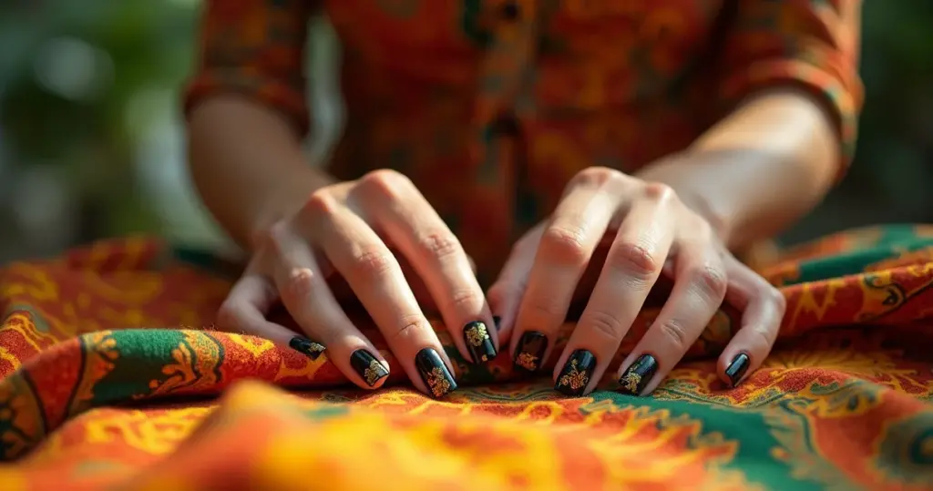 27 Ideias de Decoração de Unha em Preto que Vão do Básico ao Luxo