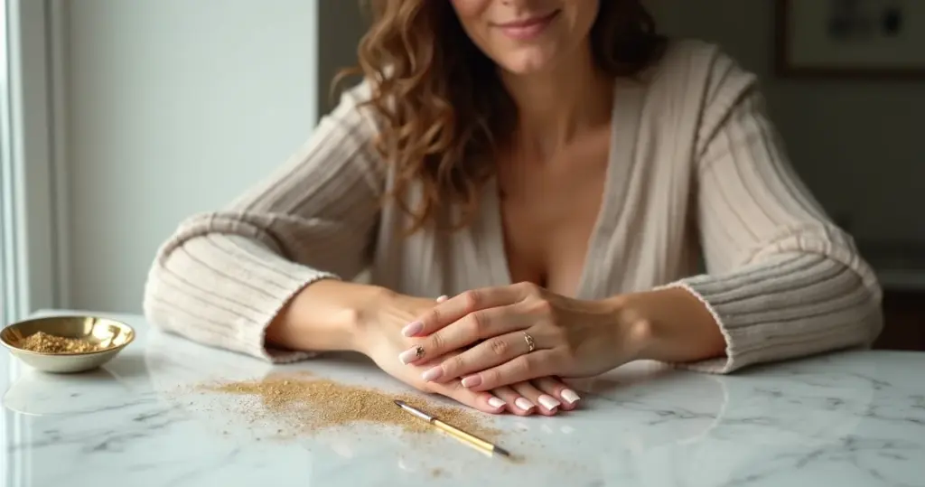 Decoração de unha folha de ouro: passo a passo fácil para fazer em casa