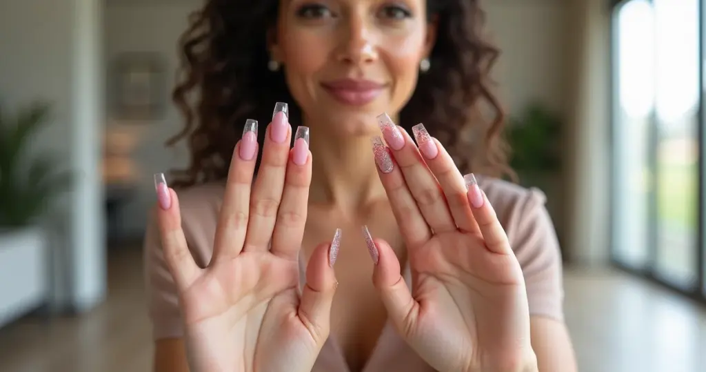 12 Ideias de Decoração de Unhas em Gel Rosa que Duram 3 Meses