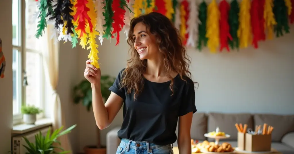 21 Ideias de Decoração do São Paulo com Papel Crepom que Custam Menos de R$50