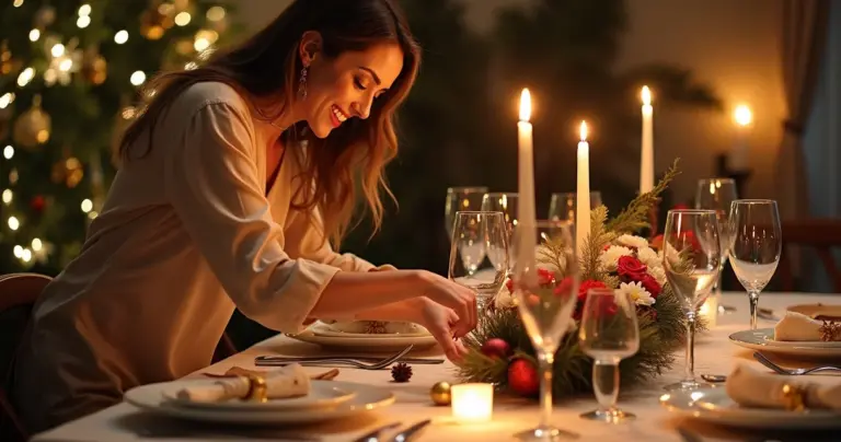17 Ideias de Decoração Jantar de Natal que Transformam sua Mesa em Cenário 17 Ideias de Decoração Jantar de Natal que Transformam sua Mesa em Cenário