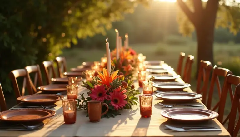 53 Ideias de Decoração Mesa Casamento Rústico que Cabem no Bolso