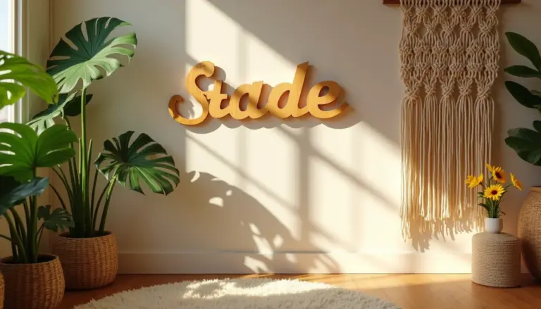 9 Ideias de Decoração com Nome: MDF, Acrílico e Mais