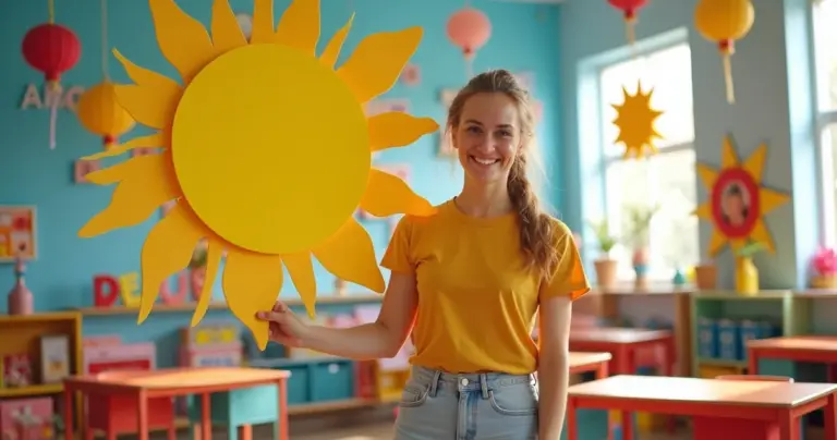 12 Ideias de Decoração para Culto Infantil com EVA que Engajam as Crianças