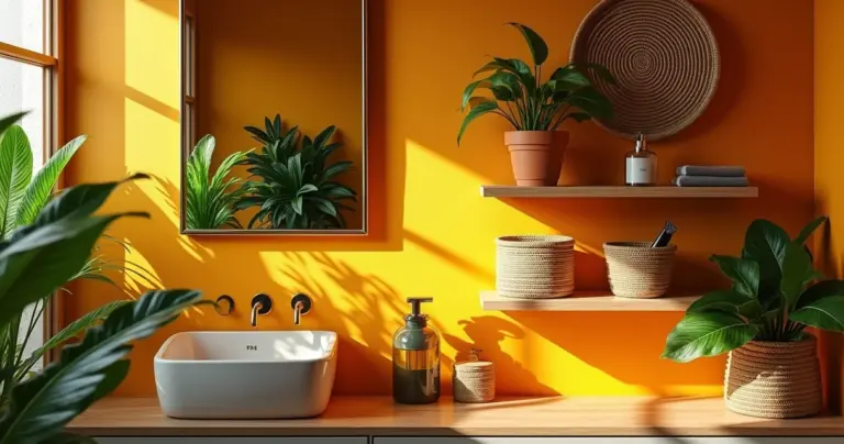 Ideias para decorar prateleira de banheiro com estilo e praticidade