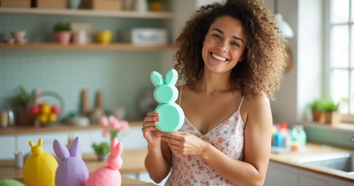 27 Ideias de Decoração Páscoa EVA que Transformam sua Festa em Minutos