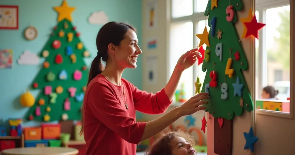 22 Ideias de Decoração Porta Natal Educação Infantil que Ensinam Brincando