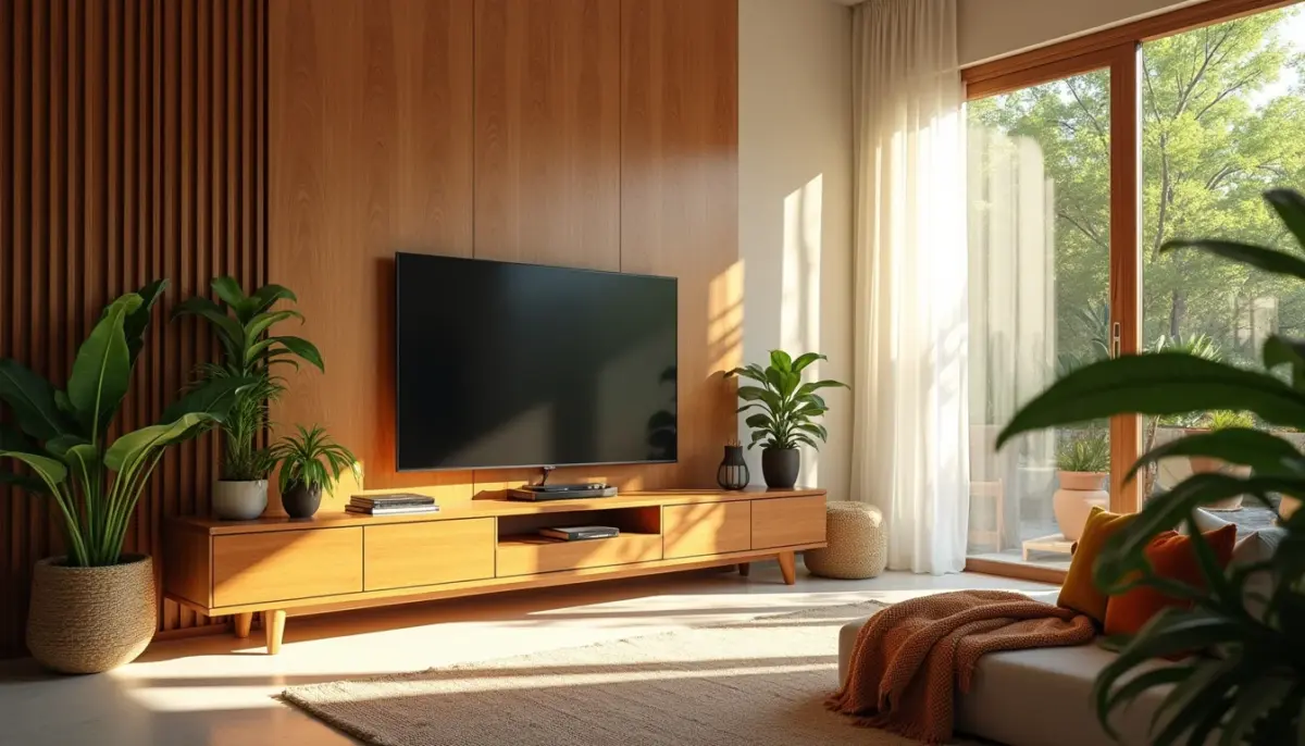 42 ideias de decoração sala painel ripado para TV que vão transformar sua sala