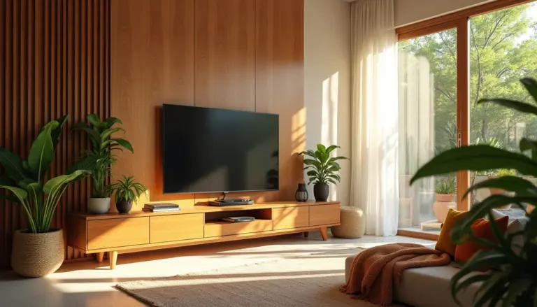 42 ideias de decoração sala painel ripado para TV que vão transformar sua sala
