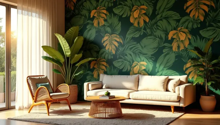 70 Ideias de Decoração Sala Papel de Parede que Transformam sem Obra